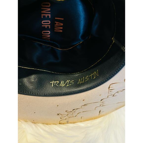 Travis Austin Hat. One of A Kind Custom Made Signed Western Cowgirl Hat - Picture 13 of 16